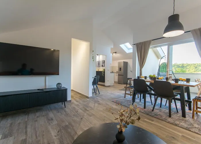 아파트 San Salvatore Luxury Penthouse 두브로브니크